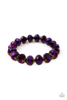 Beautifully Bewitching Purple Bracelet - Paparazzi Accessories