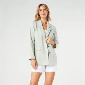 Estelle Relaxed Blazer - Mist Green - Final Sale