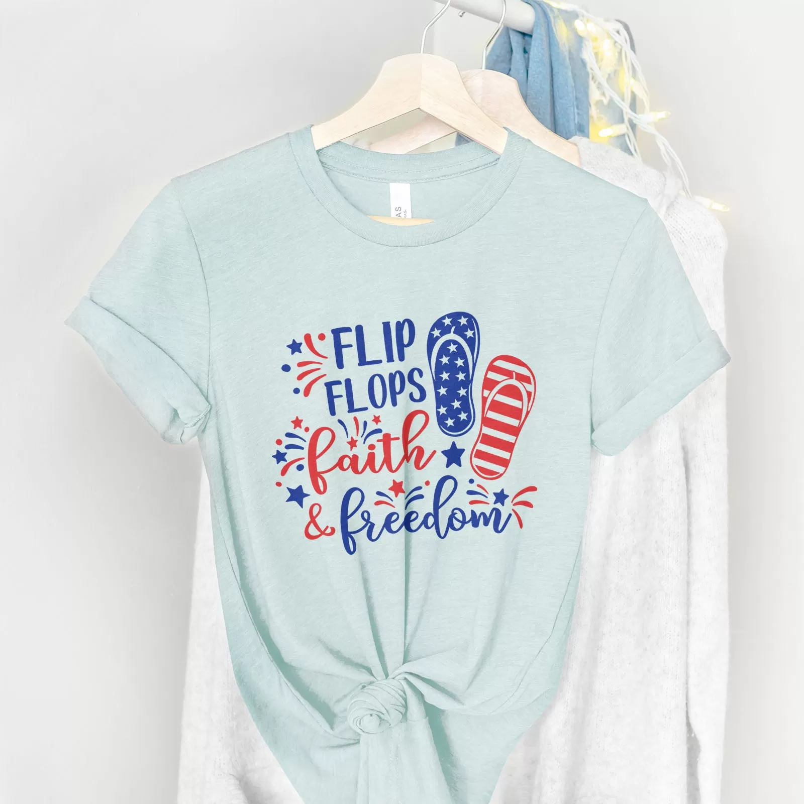 Flip Flops, Faith, & Freedom Tee