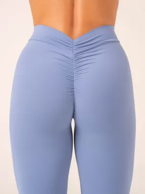 NKD V Scrunch Leggings - Stonewash Blue