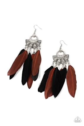 Paparazzi Accessories - Plume Paradise - Multi Earrings