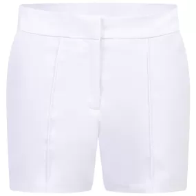 Womens Costa Golf Shorts 4 Inch White - SS24